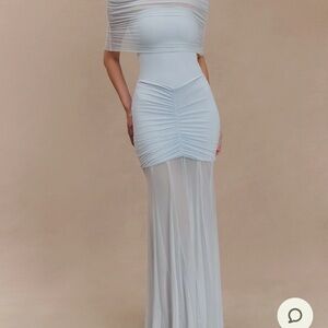 Meshki Light Blue Maxi Dress